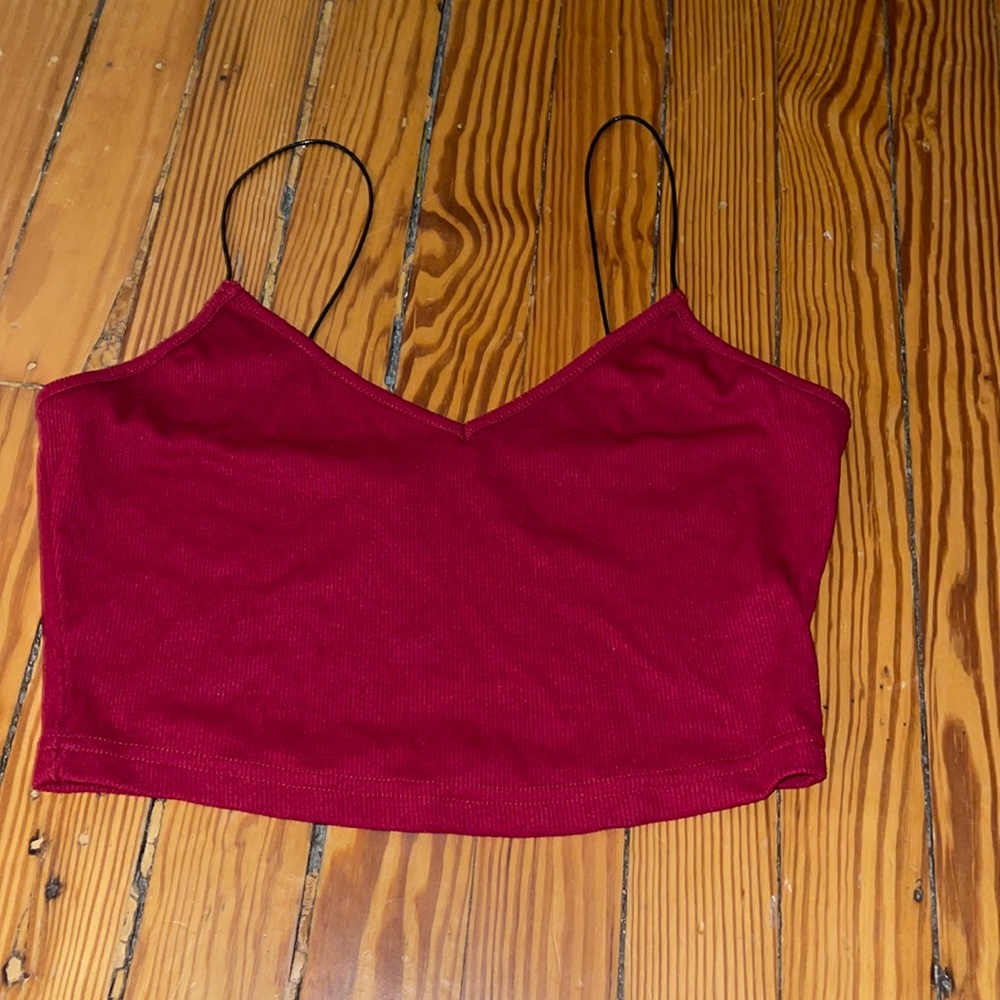 String strap crop top